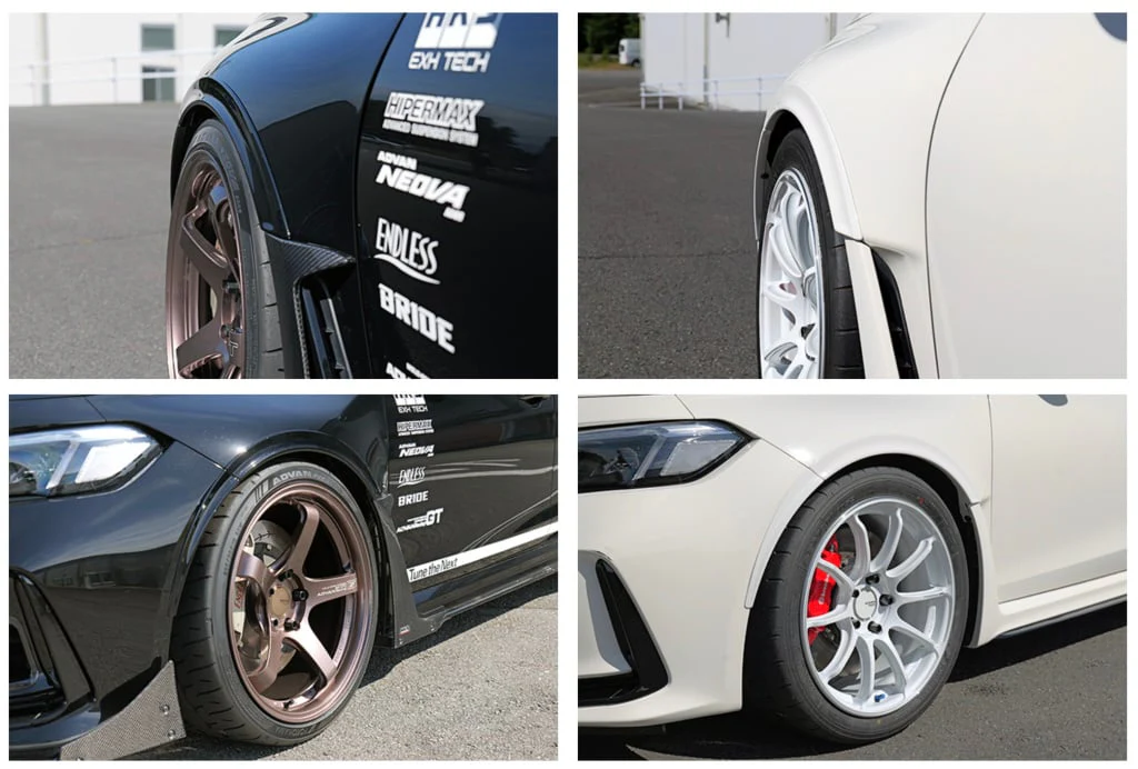 HKS Civic Type R FL5 Over Fender Moldings - Image 2