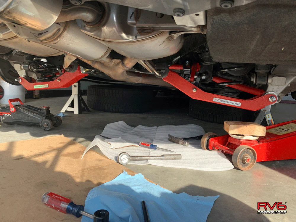 RV6 Performance 2016+ Civic Adjustable Chromoly Rear Sway Bar (25.4mm) - Image 8
